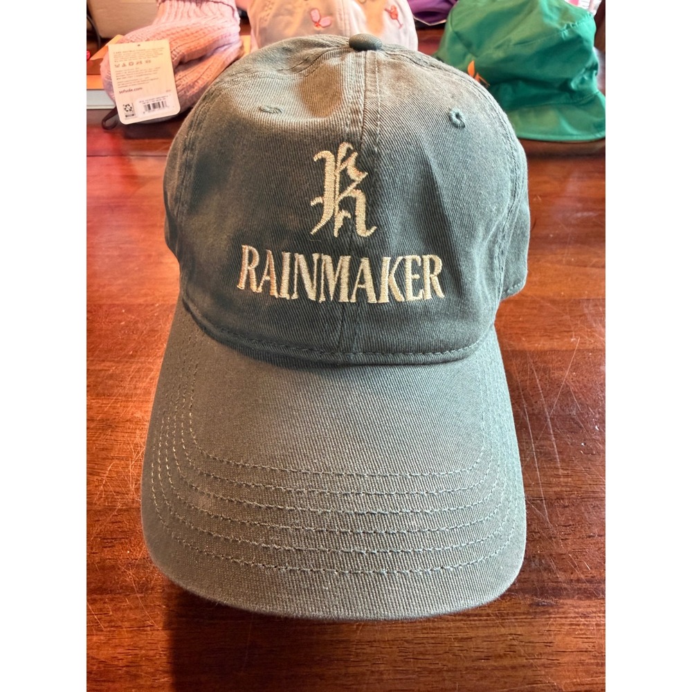 Legacy 92 Rainmaker Baseball Cap Hat Green Adjustable EZA Cotton Twill Dad Hat
